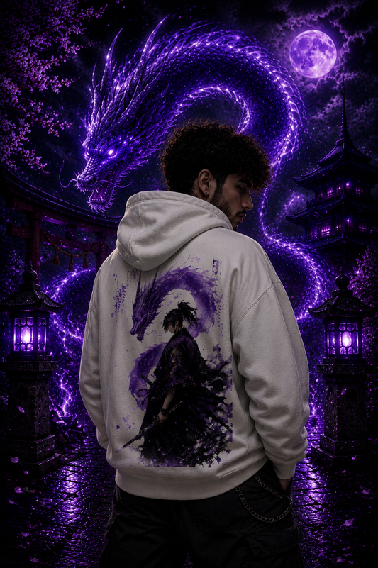 Lila Samurai | Hoodie