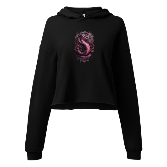 Blossom Serpent | Crop-Hoodie