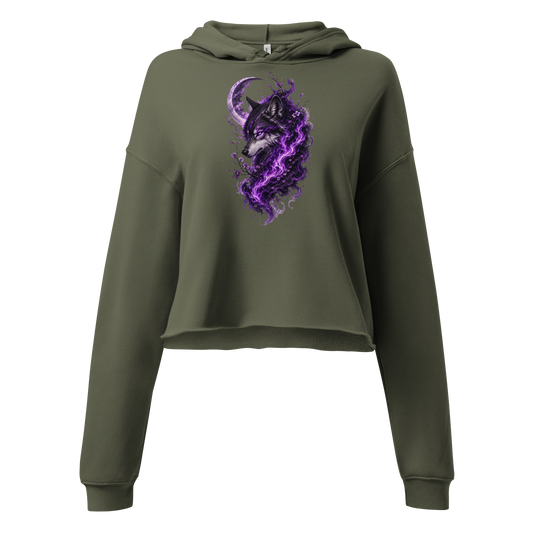 Moonbound Spirit | Amethyst | Crop-Hoodie