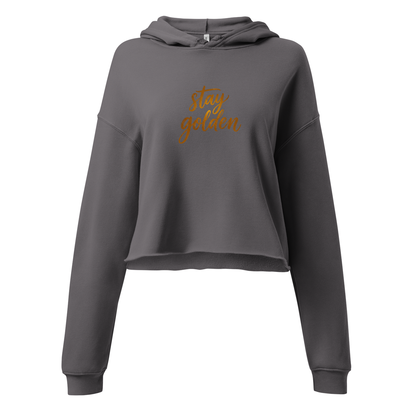 Stay Golden | Crop-Hoodie