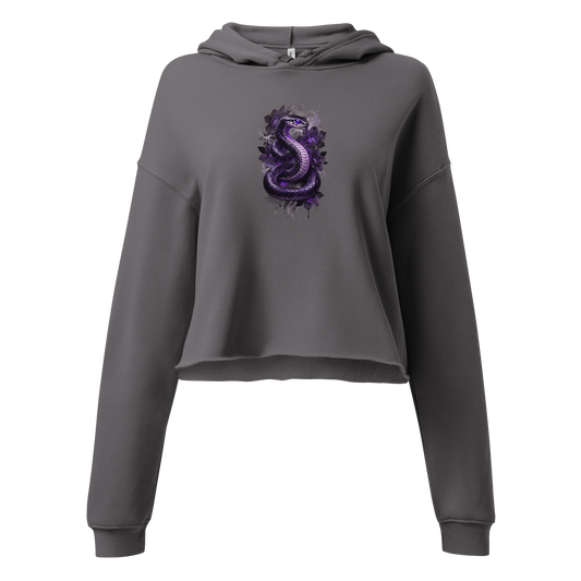 Amethyst Serpent | Crop-Hoodie