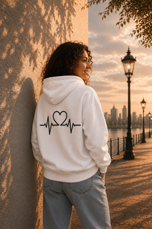 Herzschlag | Oversized Hoodie