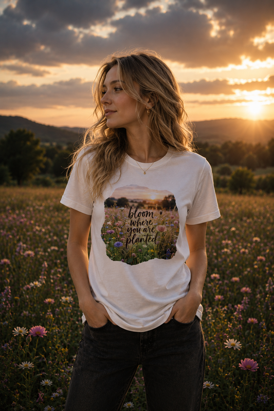 Bloom where you are planted | Shirt