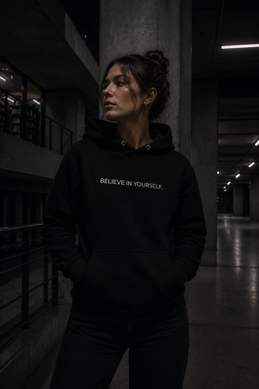 Believe in Yourself | Hoodie | Bestickt
