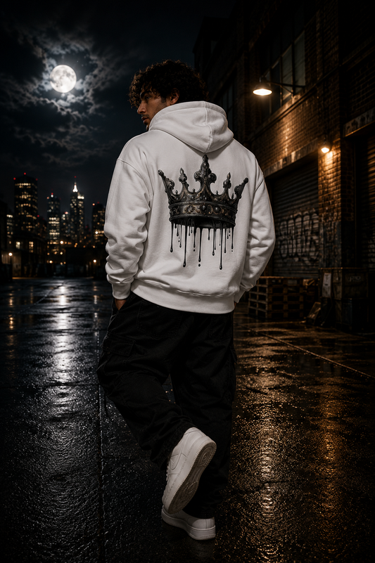 Schwarze Krone | Oversized Hoodie