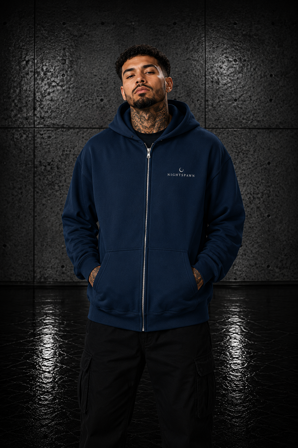 Nightspawn | Bestickt | Strickjacke