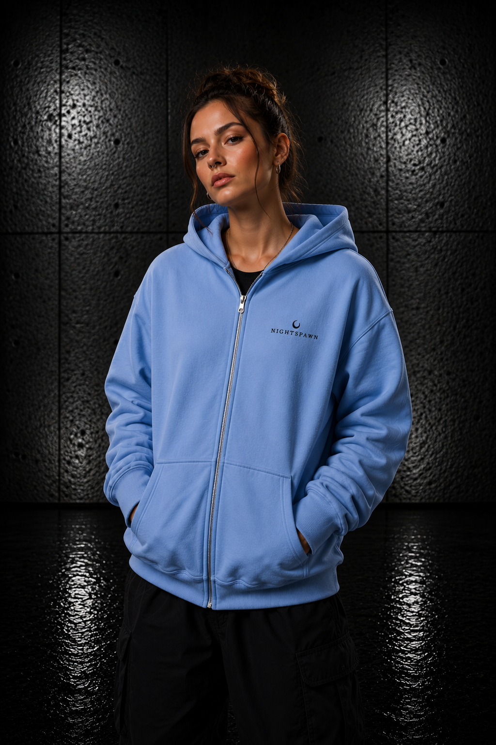 Nightspawn | Bestickt | Strickjacke