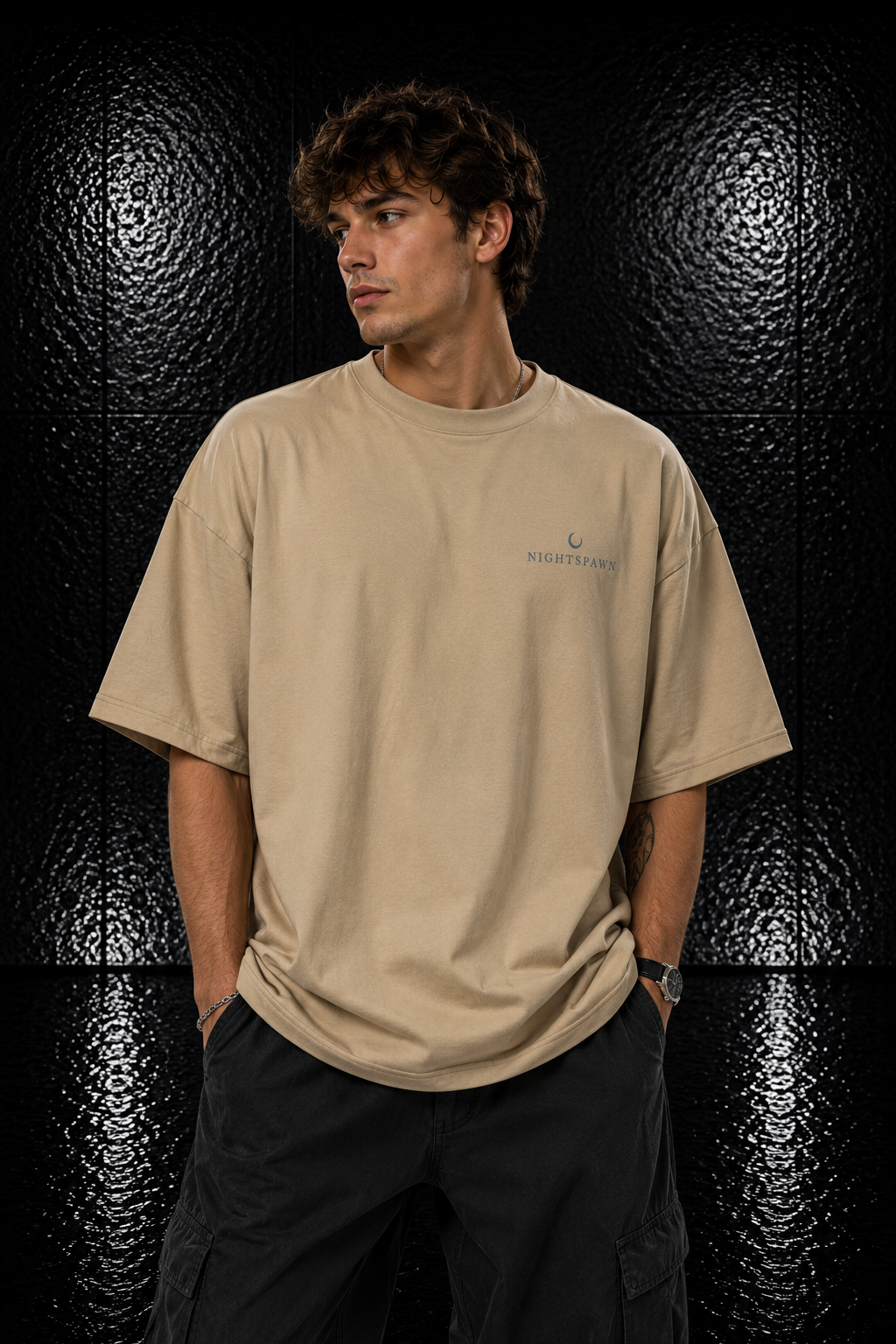 Nightspawn | Bestickt | Oversized Shirt