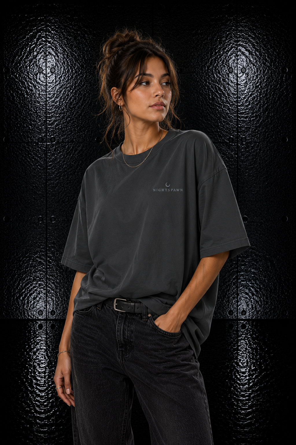Nightspawn | Bestickt | Oversized Shirt