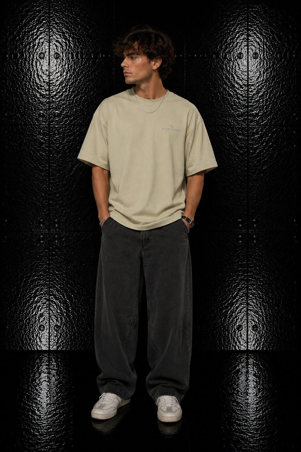 Nightspawn | Bestickt | Oversized Shirt