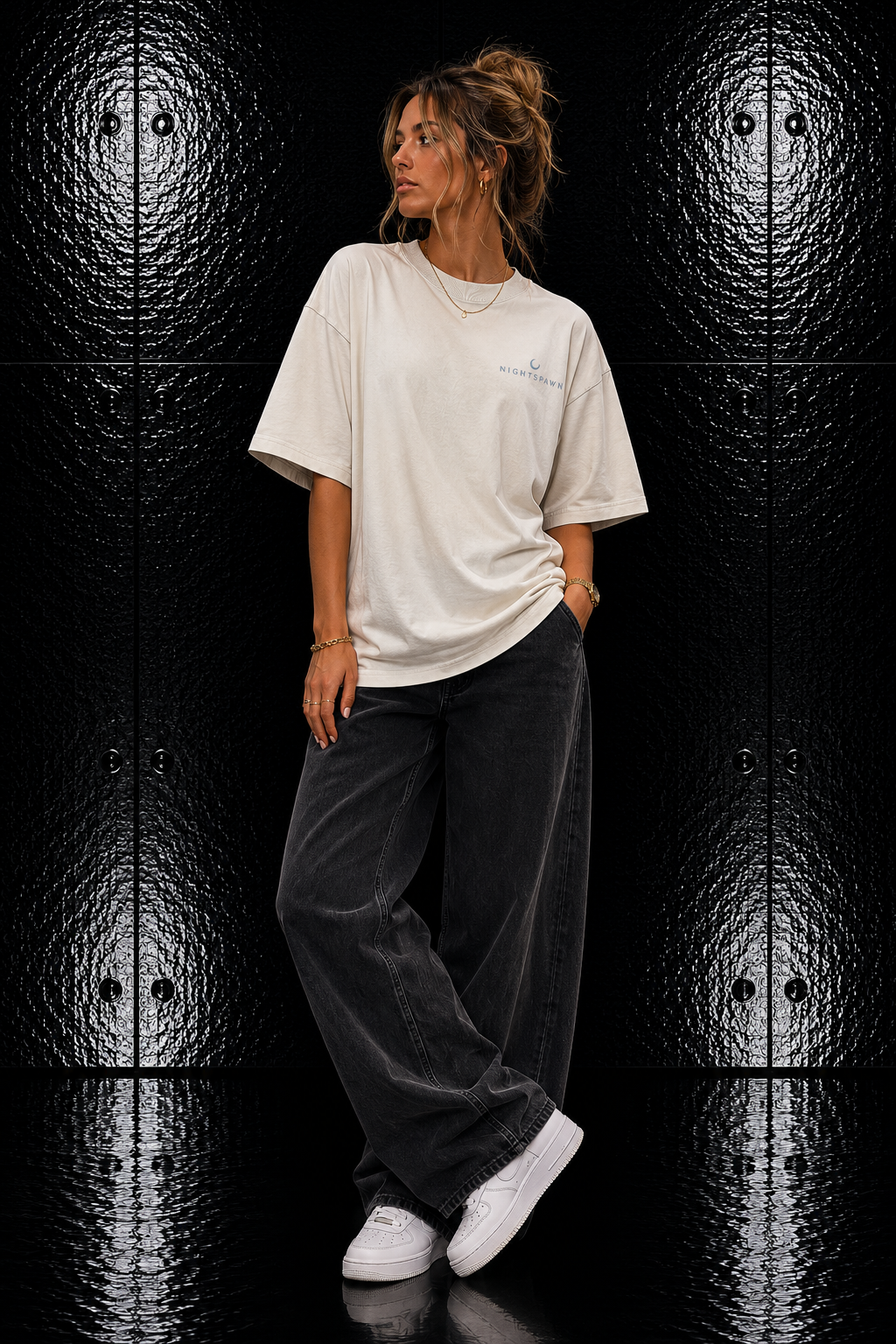 Nightspawn | Bestickt | Oversized Shirt