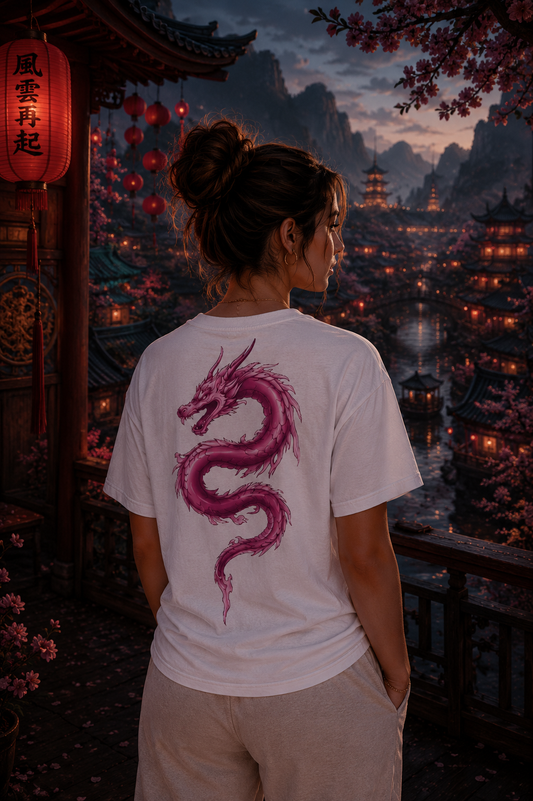 Pinker Drache | Shirt
