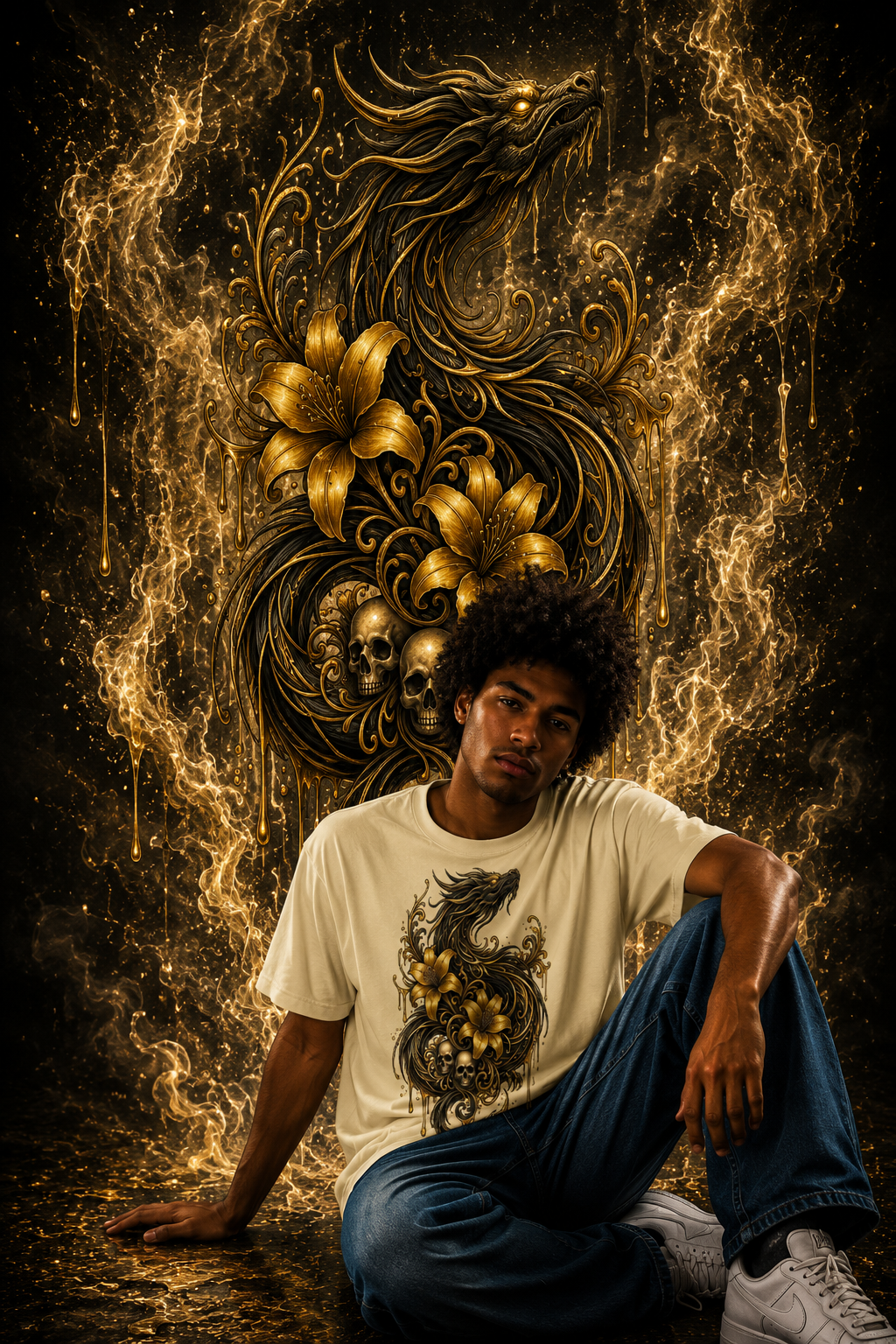 Wraith Dragon | Golden Form | Shirt