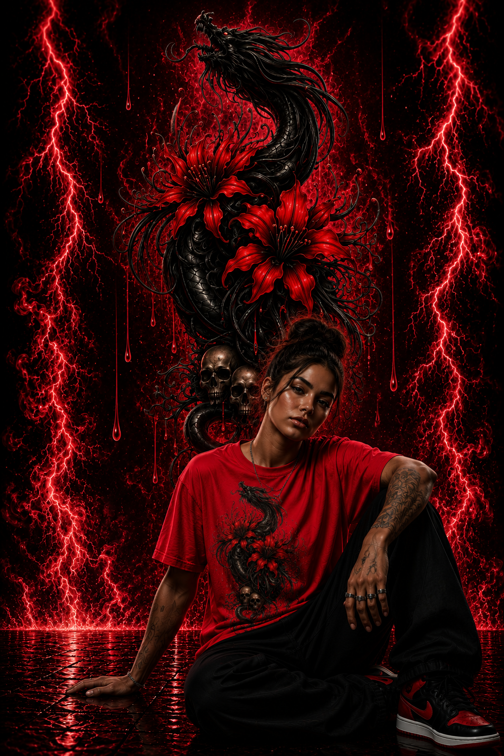 Veil Dragon | Crimson Form | Shirt