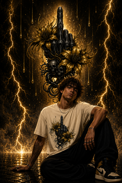 Mittelfinger | Golden | Shirt