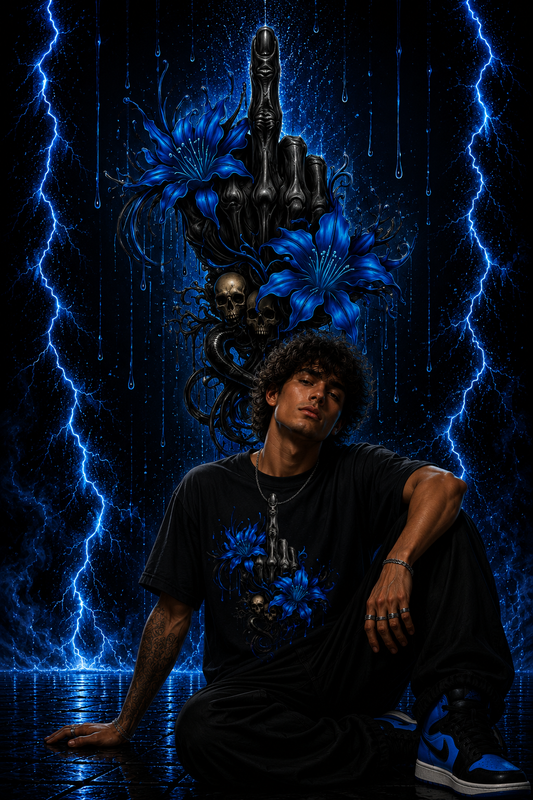 Mittelfinger | Azure | Shirt