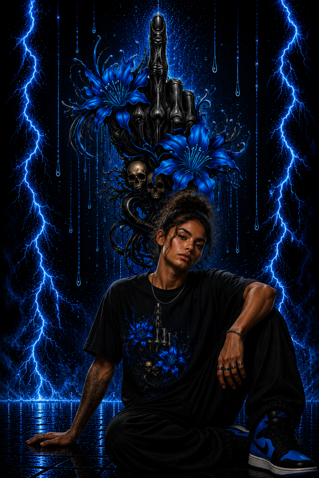 Mittelfinger | Azure | Shirt