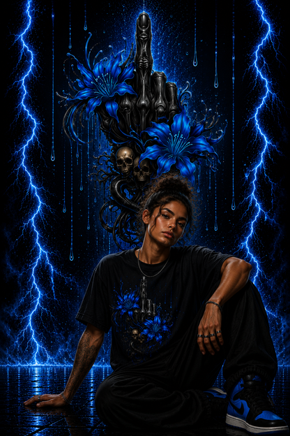 Mittelfinger | Azure | Shirt