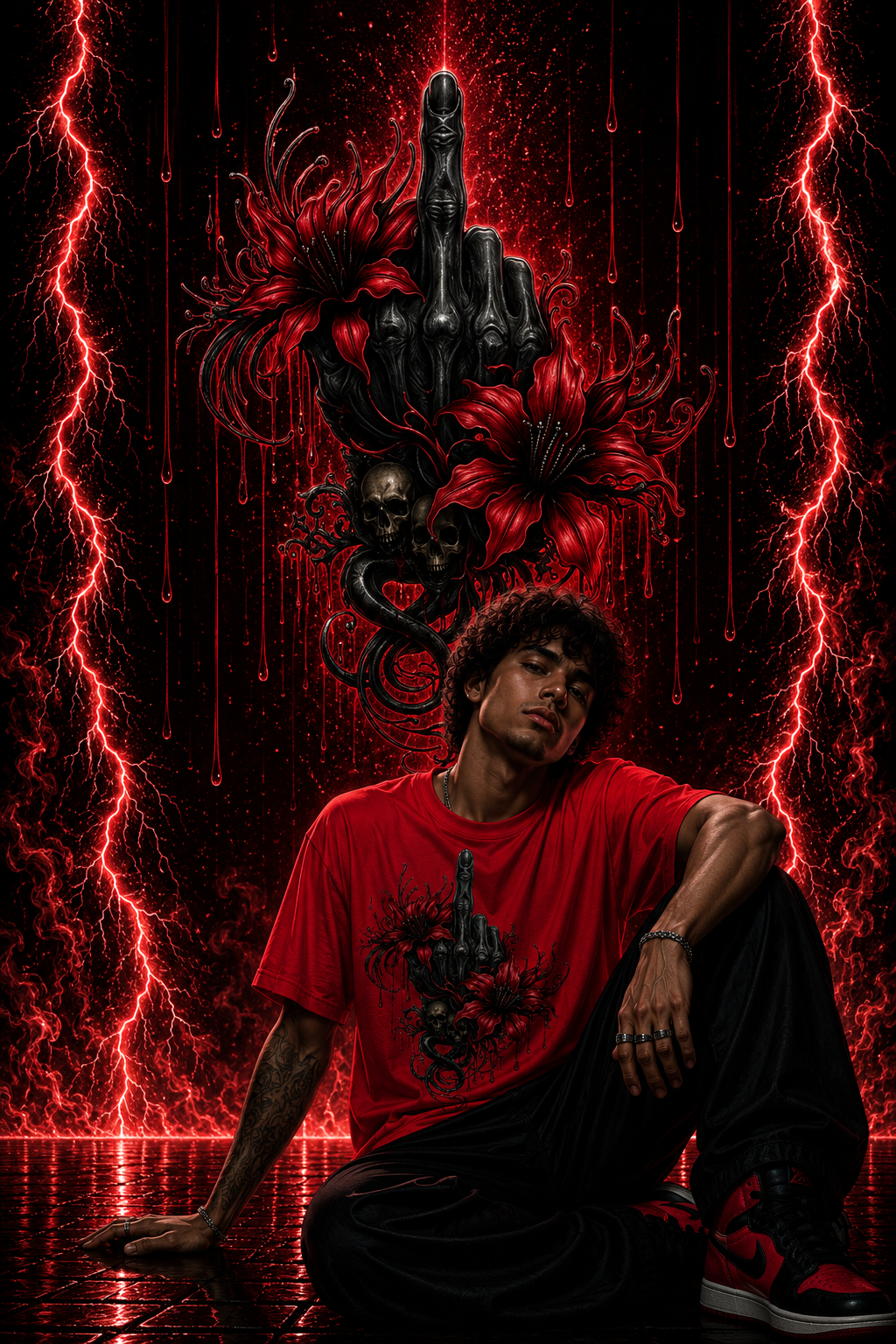 Mittelfinger | Crimson | Shirt