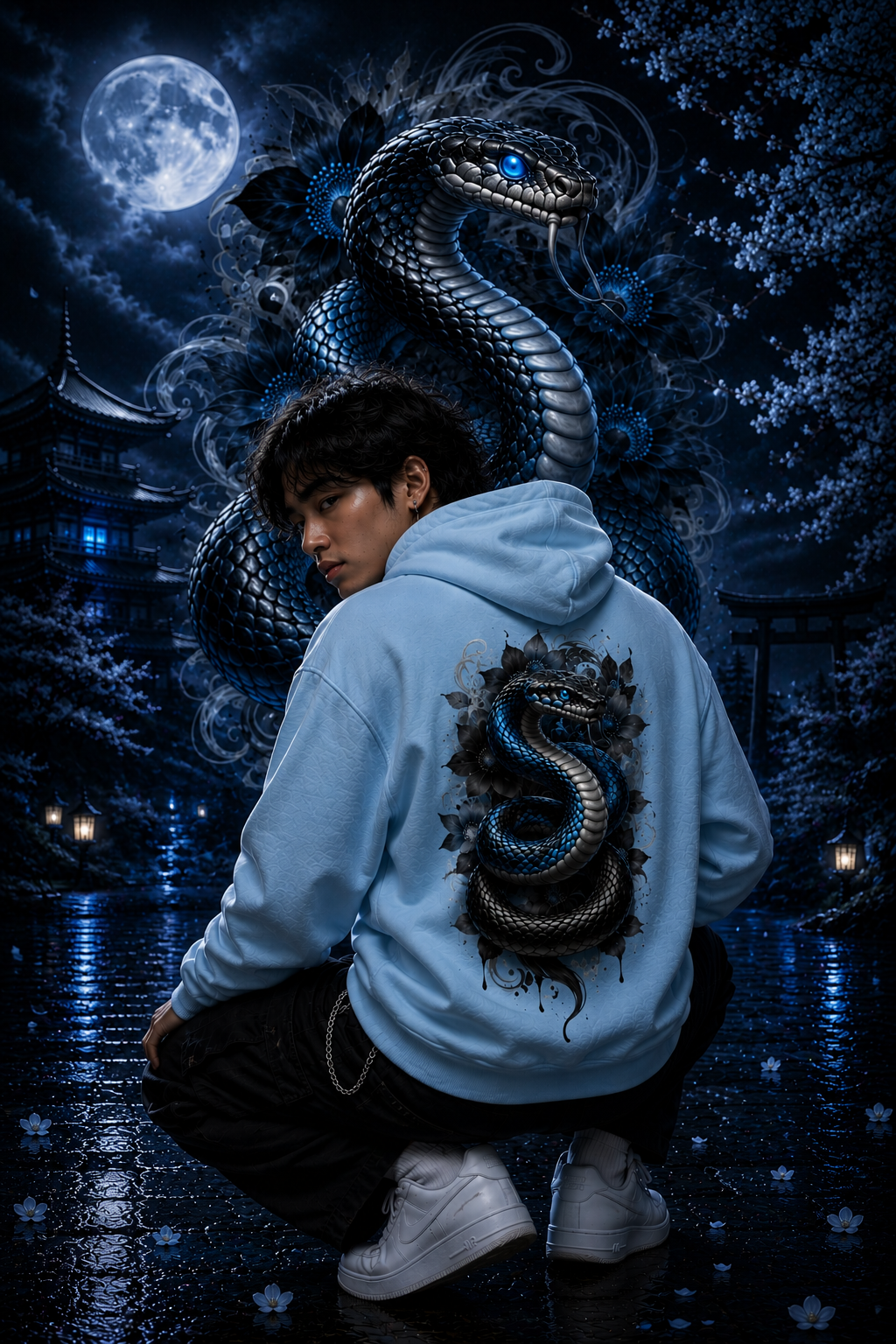 Glacier Serpent | Hoodie