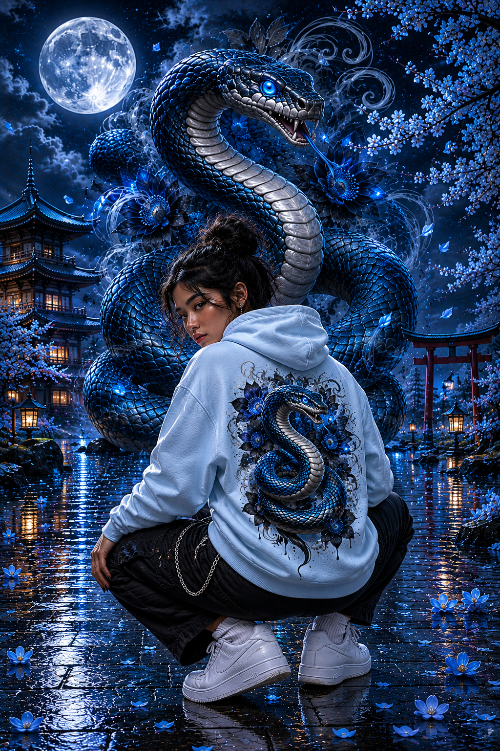 Glacier Serpent | Hoodie