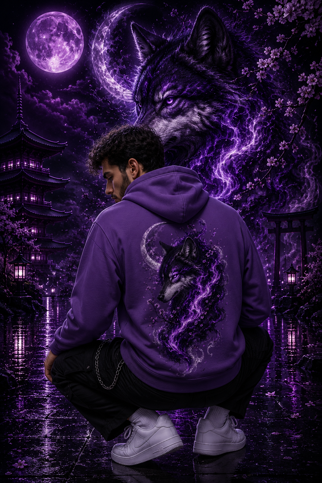 Moonbound Spirit | Amethyst | Hoodie