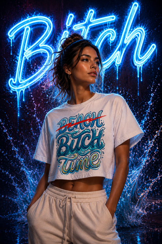 Bitch Time | Crop-Top