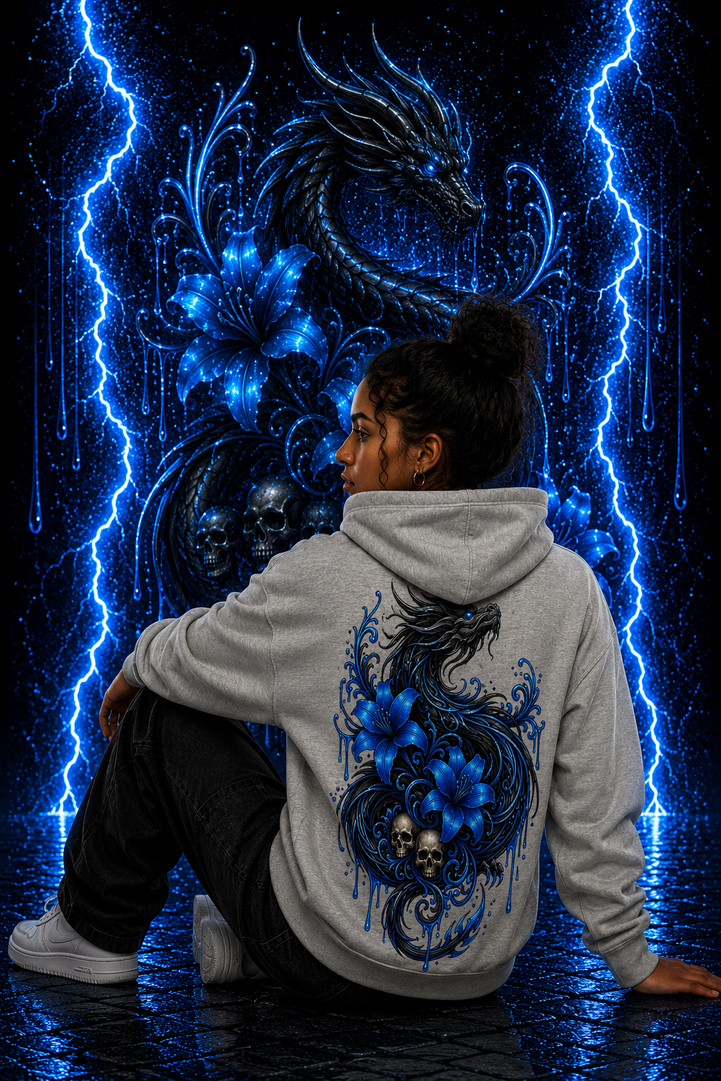 Wraith Dragon - Azure Form | Hoodie