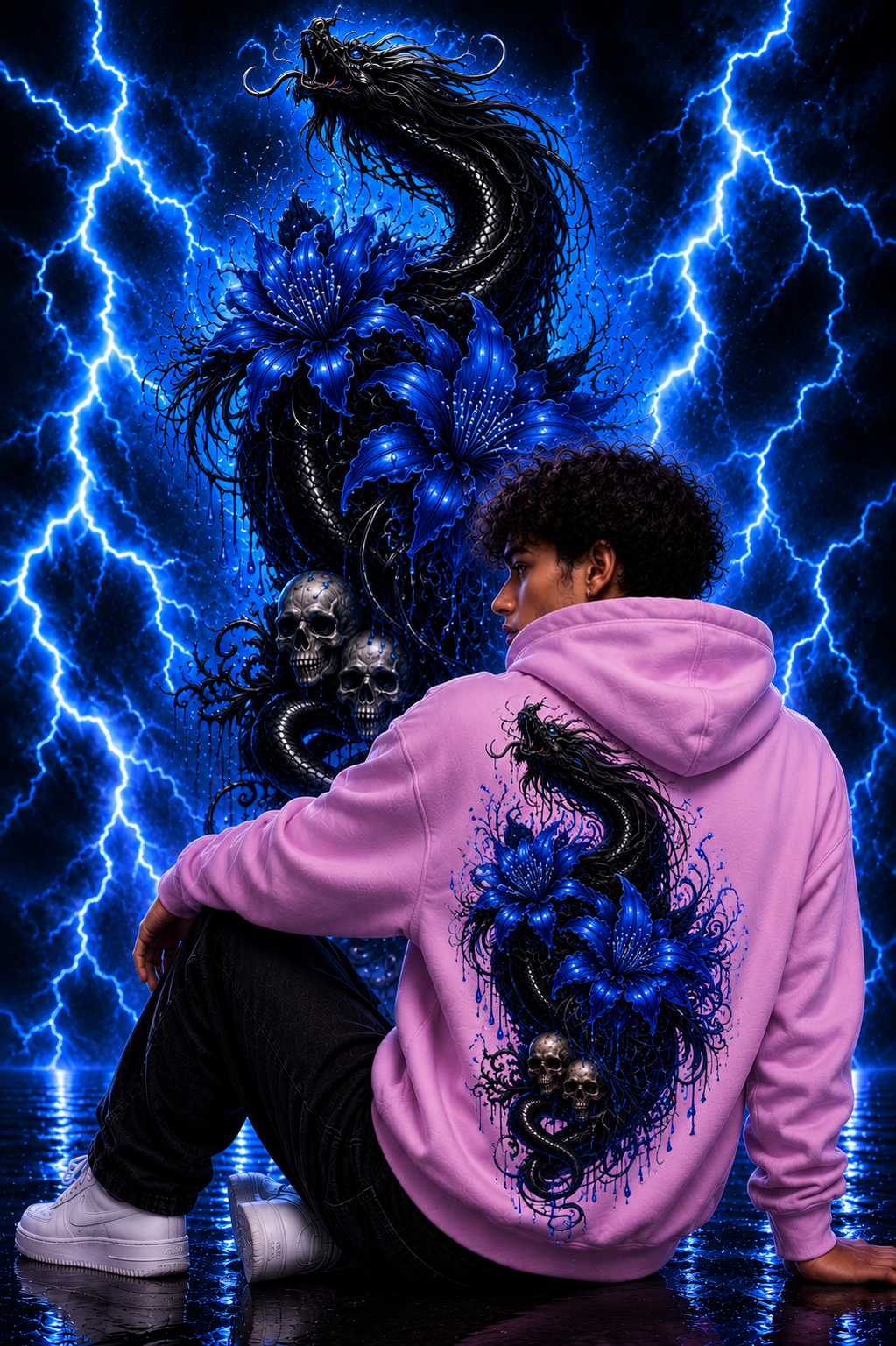 Veil Dragon - Azure Form | Hoodie