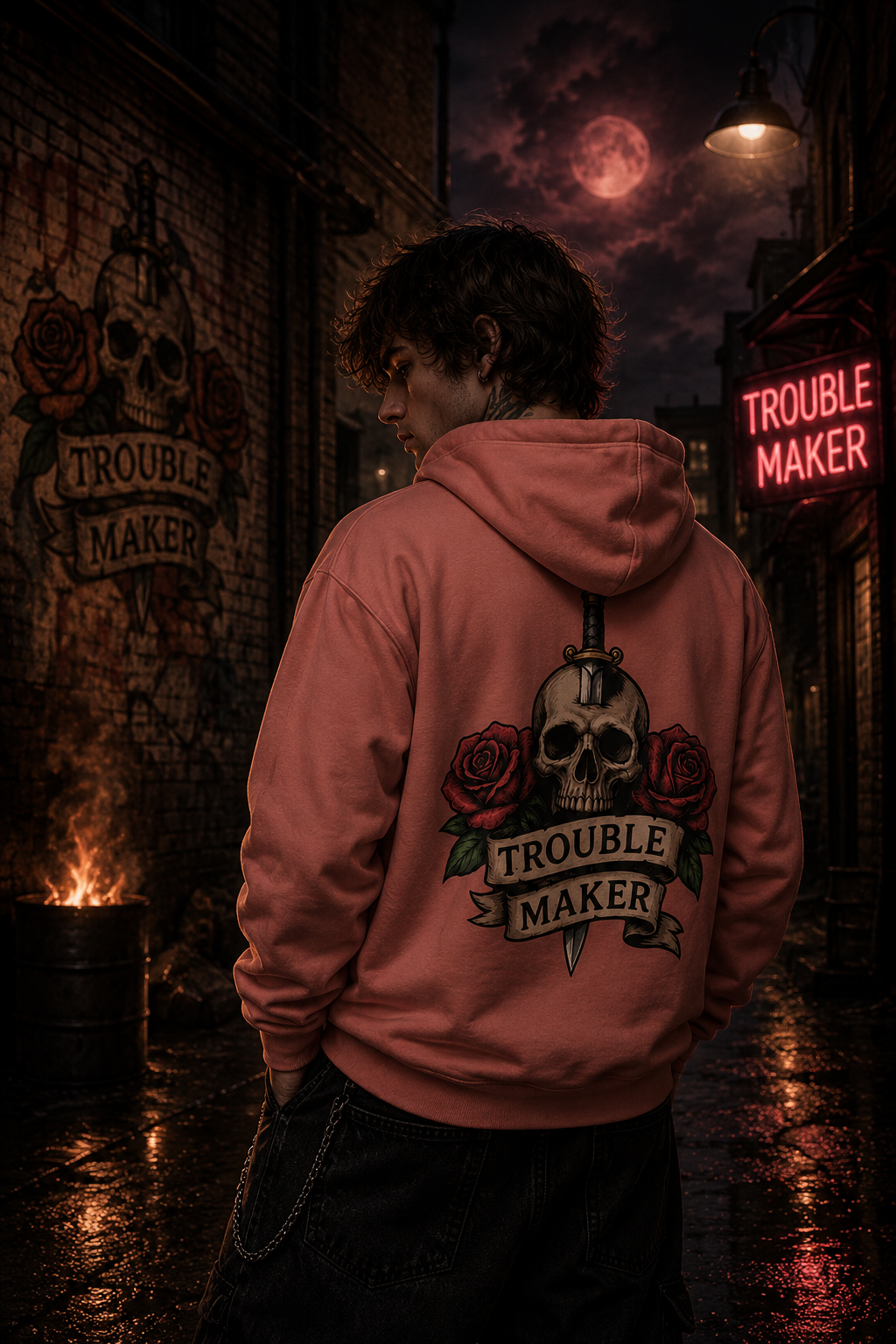 Trouble Maker Totenkopf | Hoodie