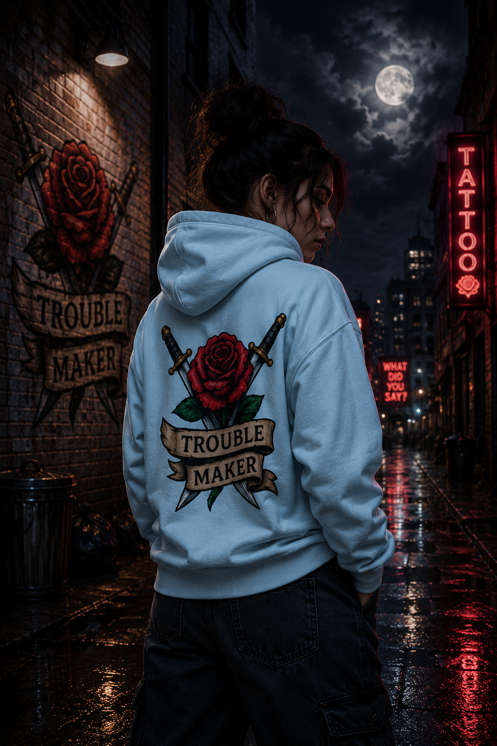 Trouble Maker Rose | Hoodie