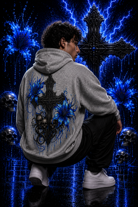Sanctum Cross - Azure Form | Hoodie