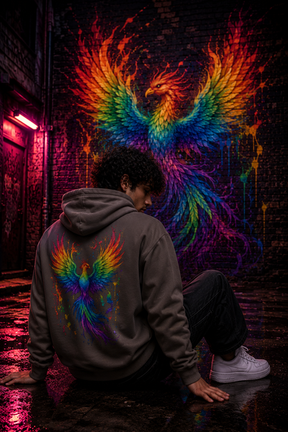 Regenbogen Phönix | Oversized Hoodie