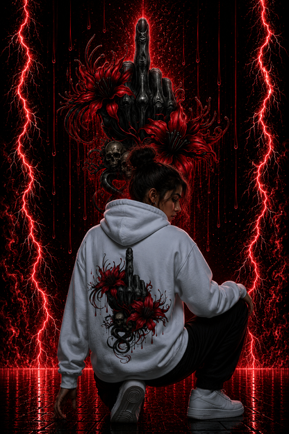 Mittelfinger Rot | Hoodie