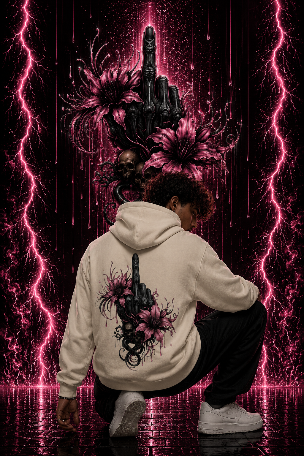 Mittelfinger Rosa | Hoodie