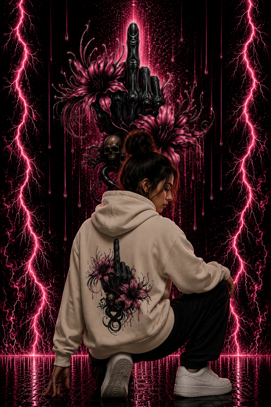 Mittelfinger Rosa | Hoodie