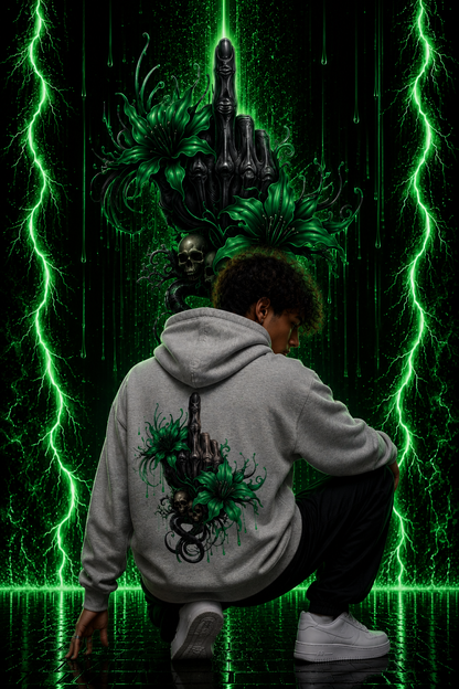 Mittelfinger Grün | Hoodie