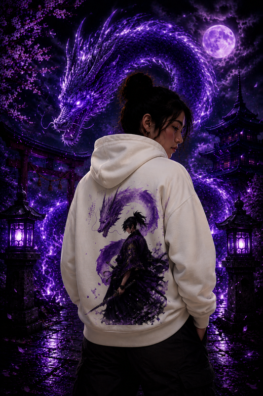 Lila Samurai | Hoodie