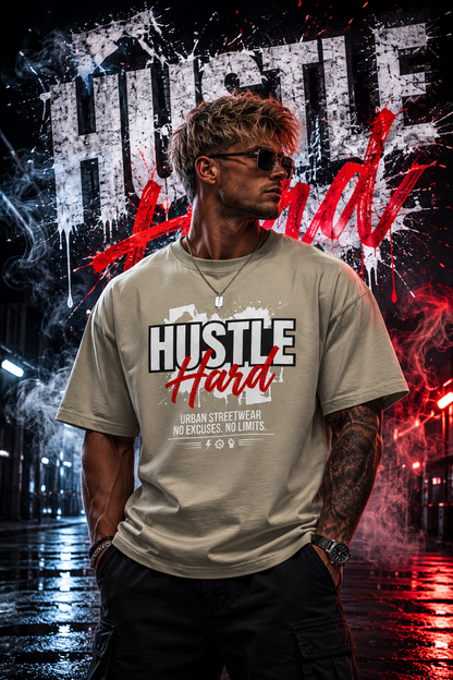 Hustle Hard | Oversized Shirt