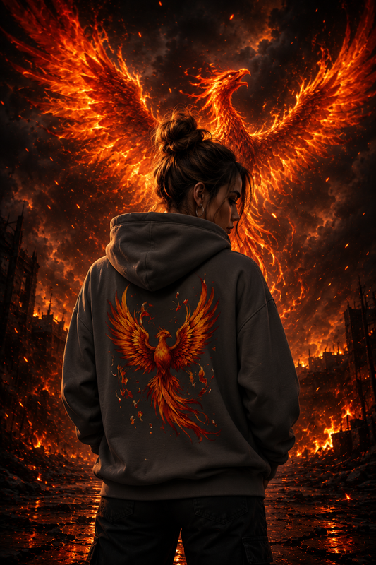 Feuer Phönix | Oversized Hoodie