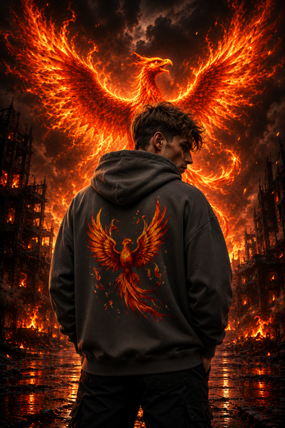 Feuer Phönix | Oversized Hoodie