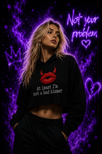 Teufelslippen | Crop-Hoodie