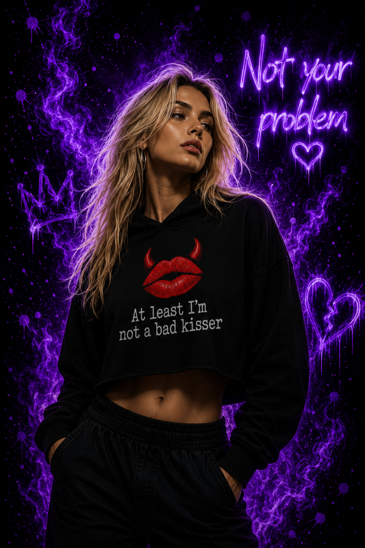 Teufelslippen | Crop-Hoodie
