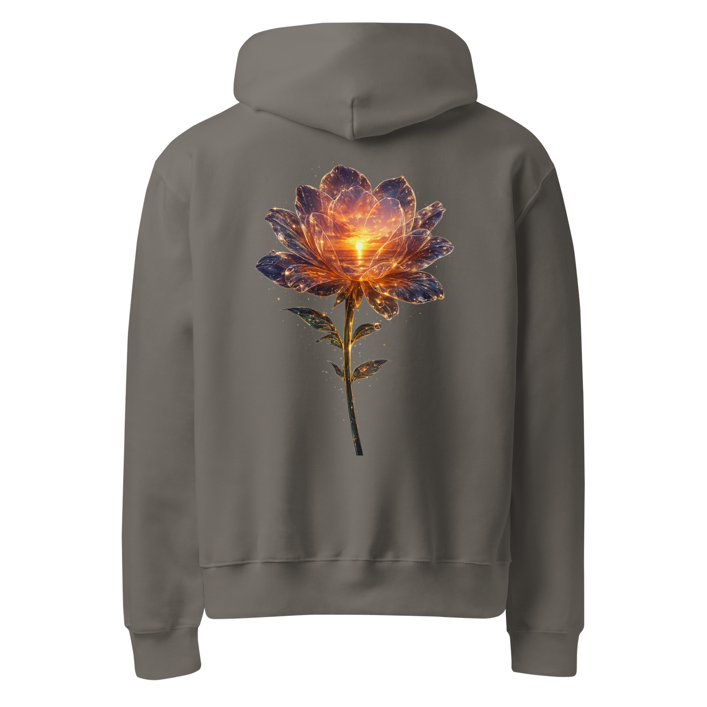 Sonnenuntergang Blume | Oversized Hoodie