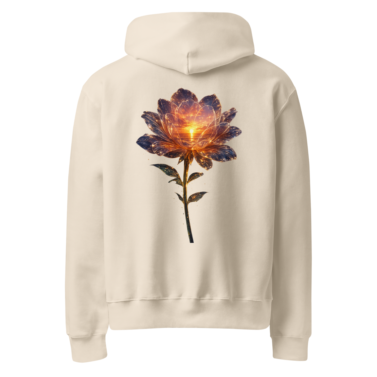 Sonnenuntergang Blume | Oversized Hoodie