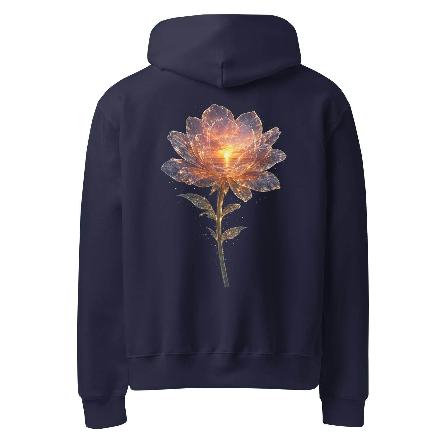Sonnenuntergang Blume | Oversized Hoodie