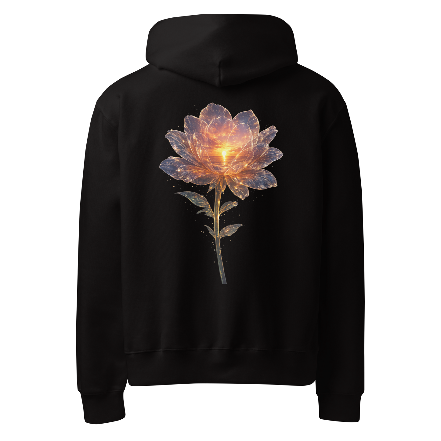 Sonnenuntergang Blume | Oversized Hoodie