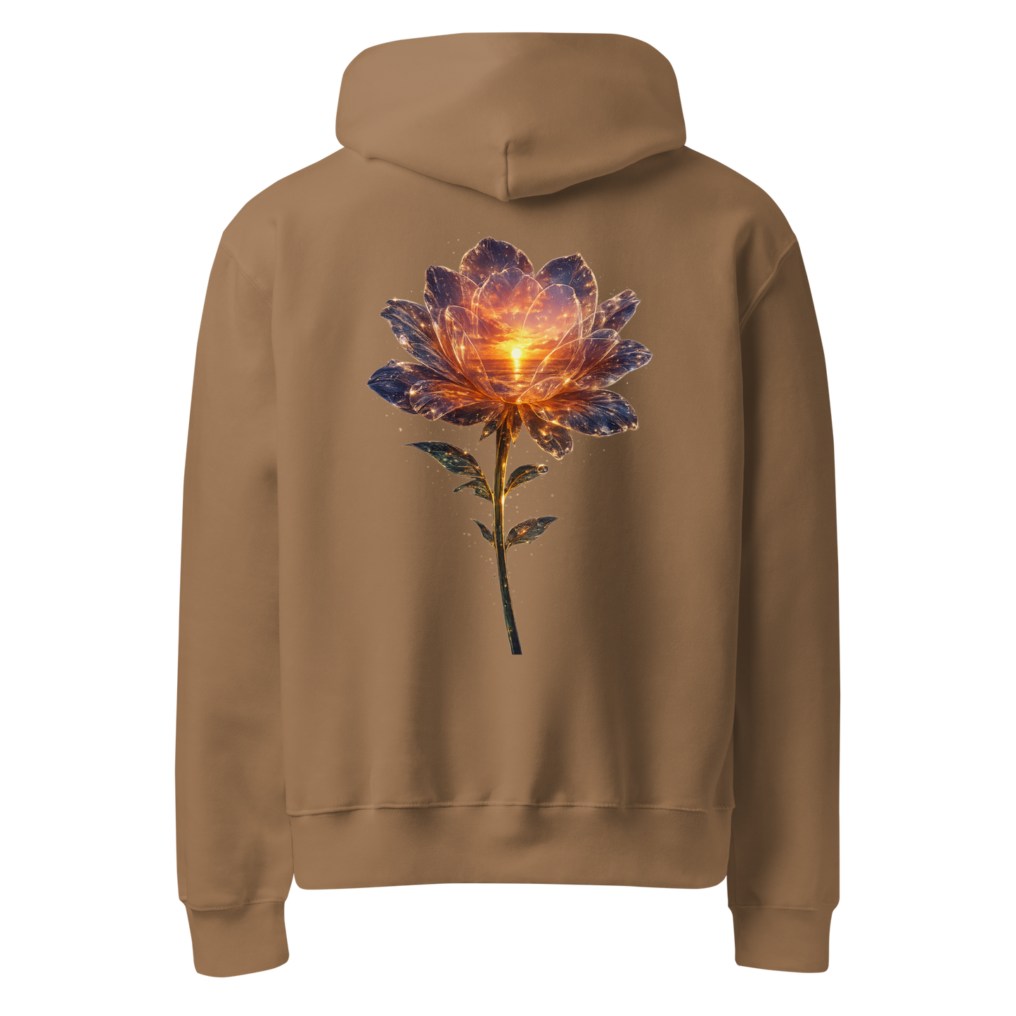 Sonnenuntergang Blume | Oversized Hoodie