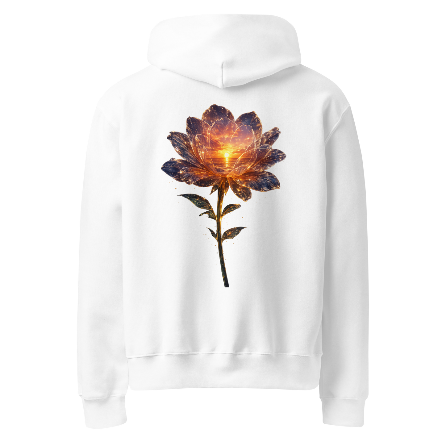 Sonnenuntergang Blume | Oversized Hoodie