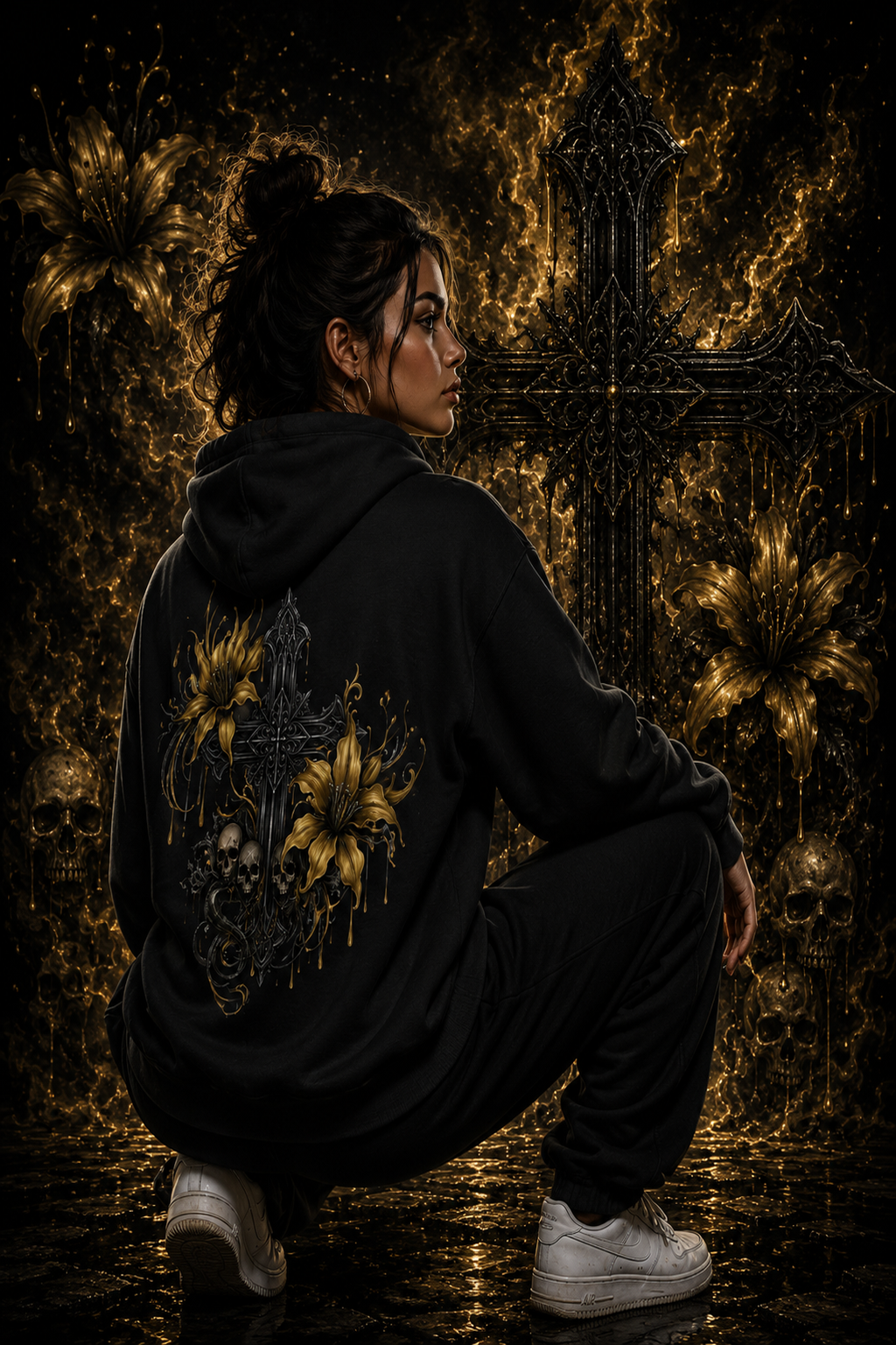 Sanctum Cross - Golden Form | Hoodie